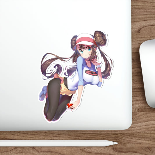 Kawaii Rosa Pokemon Trainer Waterproof Sticker - Ecchi Vinyl Decal