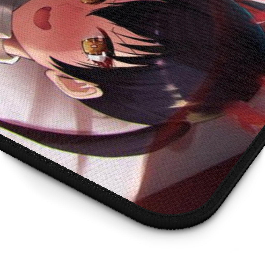 Fire Force Sexy Lingerie Waifus Iris and Tamaki Gaming Desk Mat - Anime Mousepad - Sexy Girl Playmat