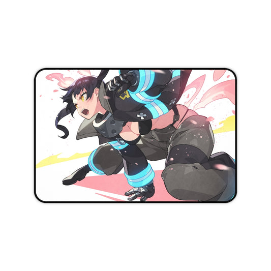 Fire Force Sexy Tamaki Manga Desk Mat - Anime Mousepad - Sexy Girl Playmat