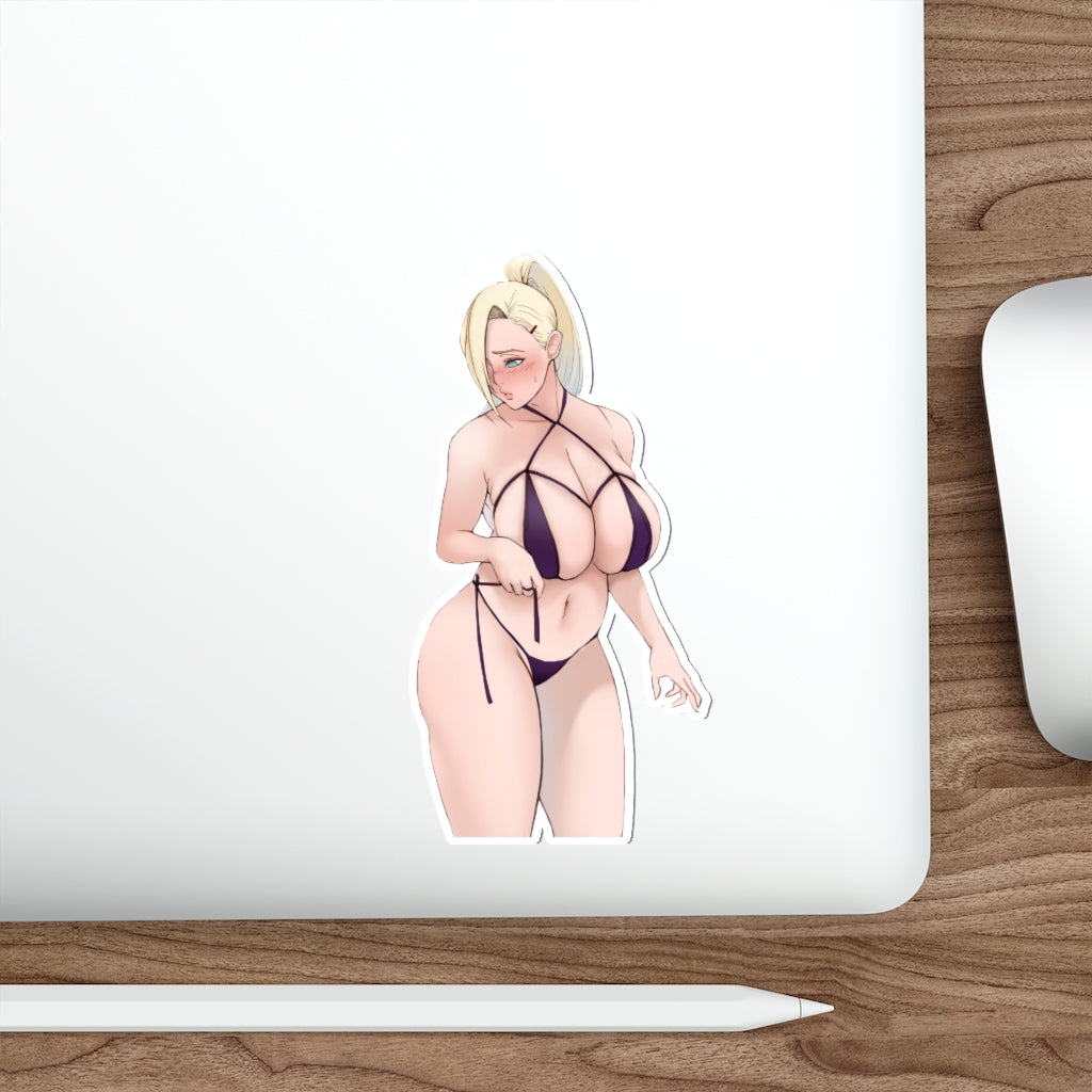 Thick Ino Bikini Naruto Waterproof Sticker - Ecchi Vinyl Decal