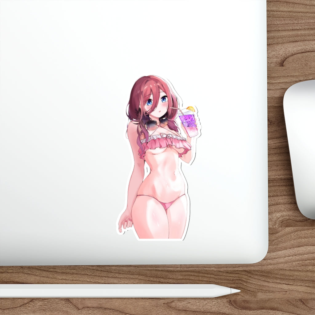 nakanomiku quintessential quintuplets Waterproof Sticker - Ecchi Vinyl Decal