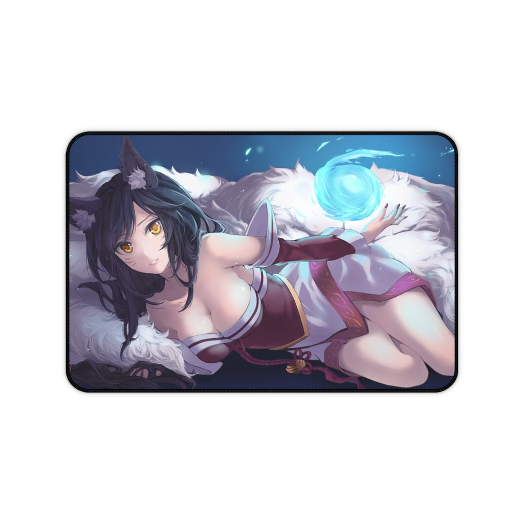 Ahri Anime Mousepad - Large Desk Mat - Ecchi Mouse Pad - MTG Playmat