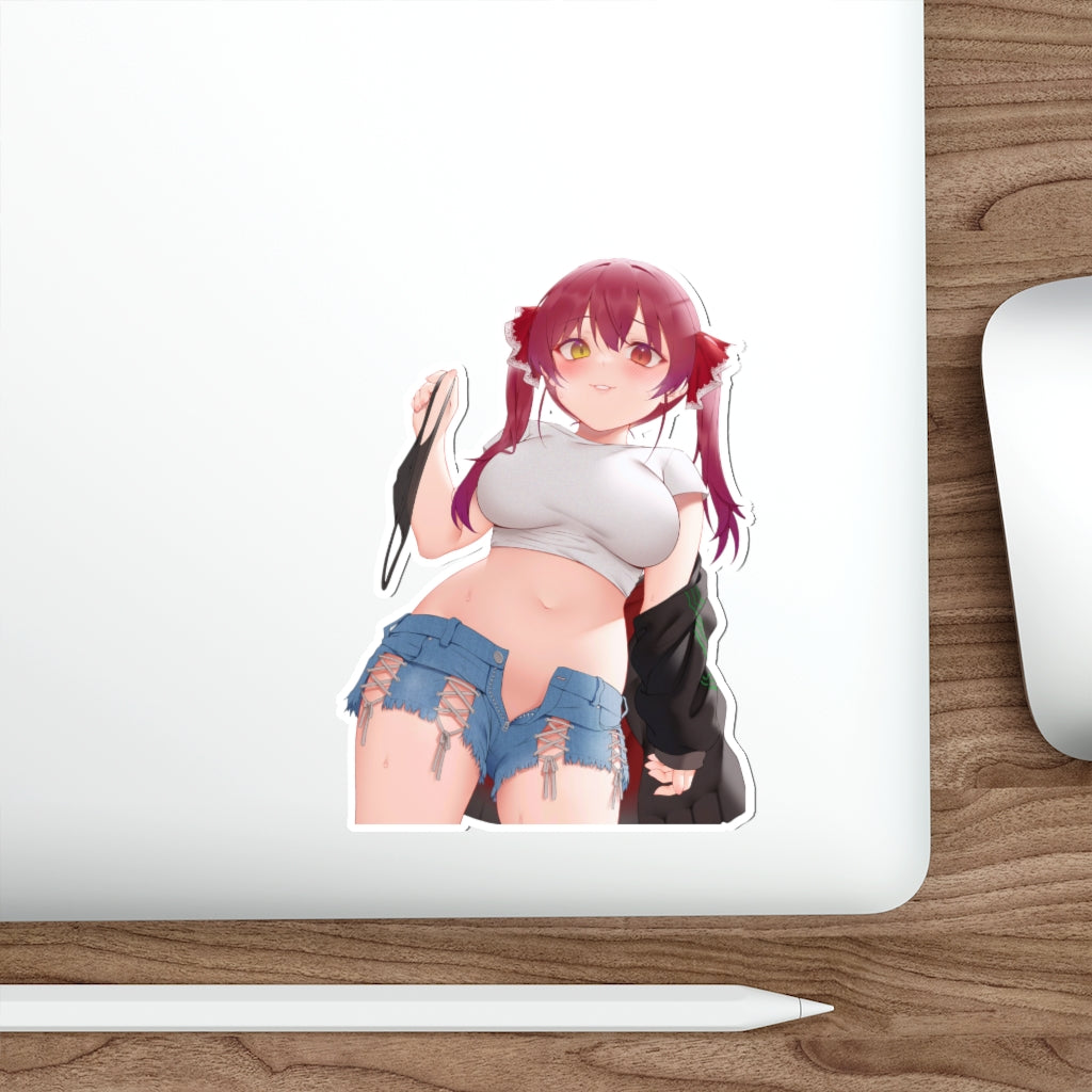 Hololive Busty Houshou Marine Waterproof Sticker - Ecchi Vinyl Decal