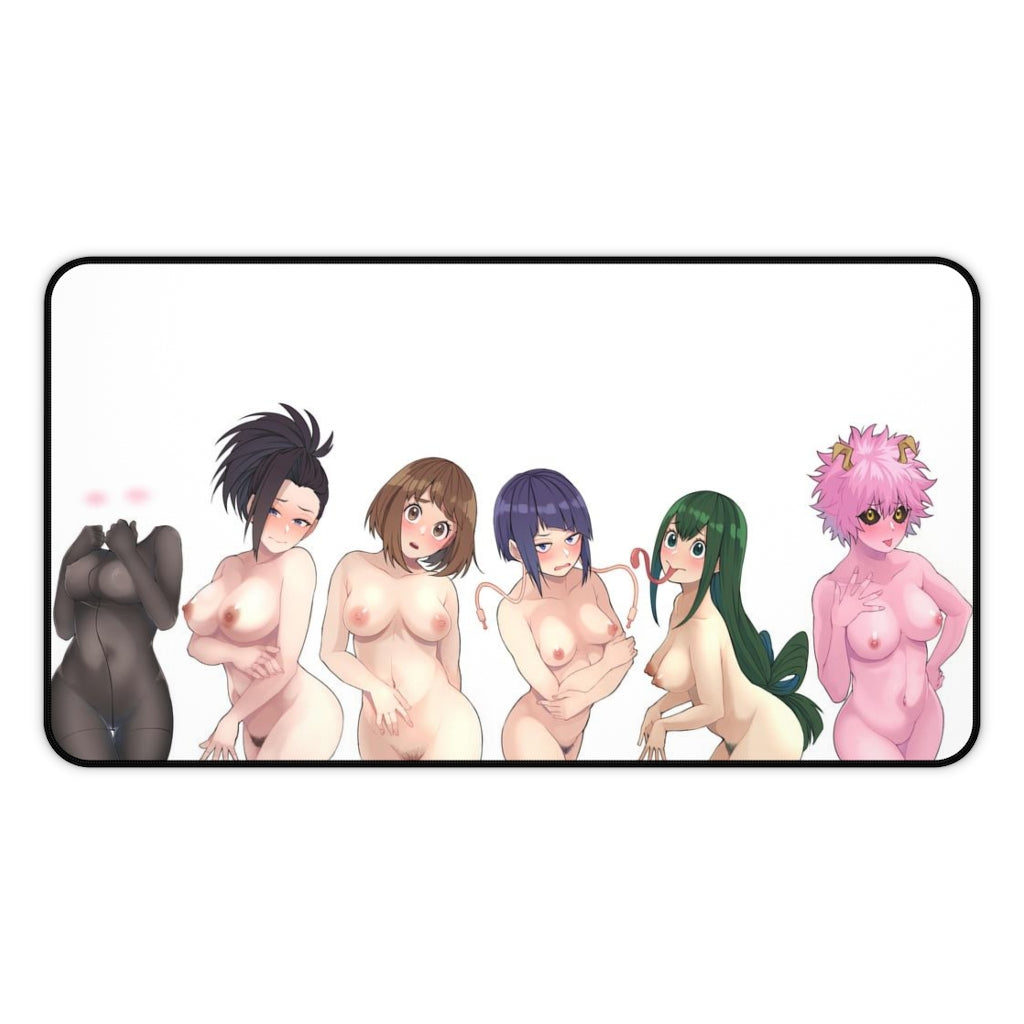 My Hero Academia Nude Female Cast Desk Mat - Boku No Hero Academia Sexy Mousepad