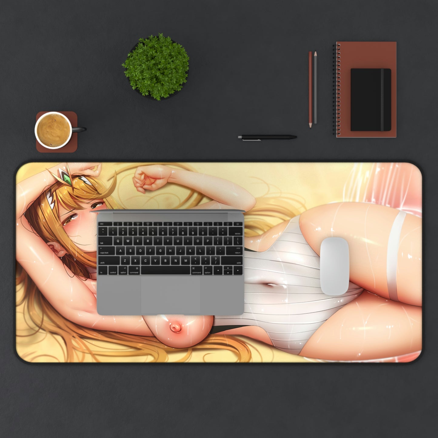 Xenoblade Hikari Mousepad - Large Desk Mat - Ecchi Boobs Mouse Pad - MTG Playmat