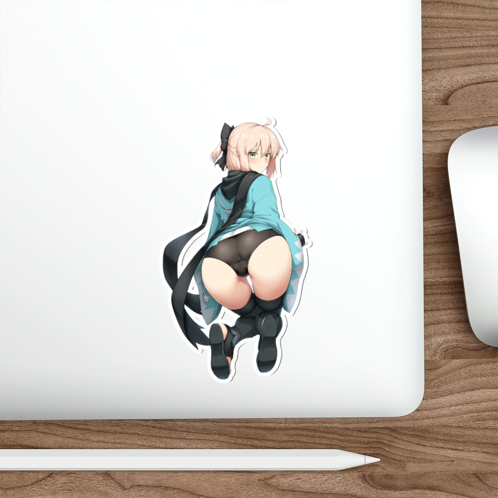 FGO Okita SoujiCute Butt Waterproof Sticker - Ecchi Vinyl Decal