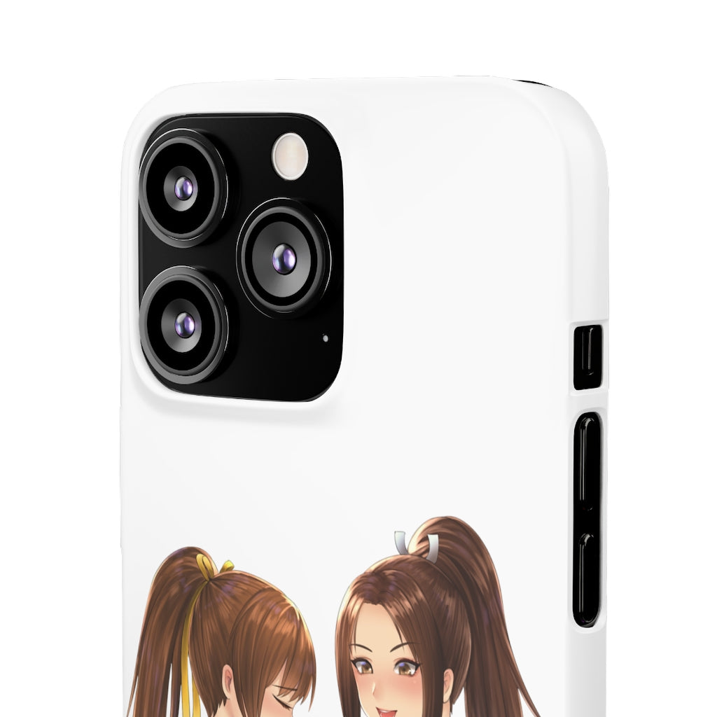 Oppai Anime Phone Case - Kawaii Aesthetic Snap Case - iPhone 13