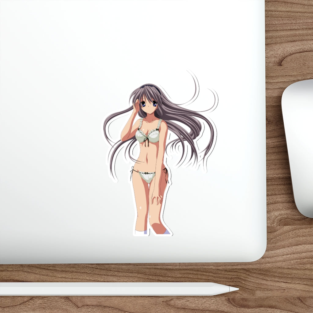 Clannad Lingerie Sakagami Tomoyo Waterproof Sticker - Ecchi Vinyl Decal