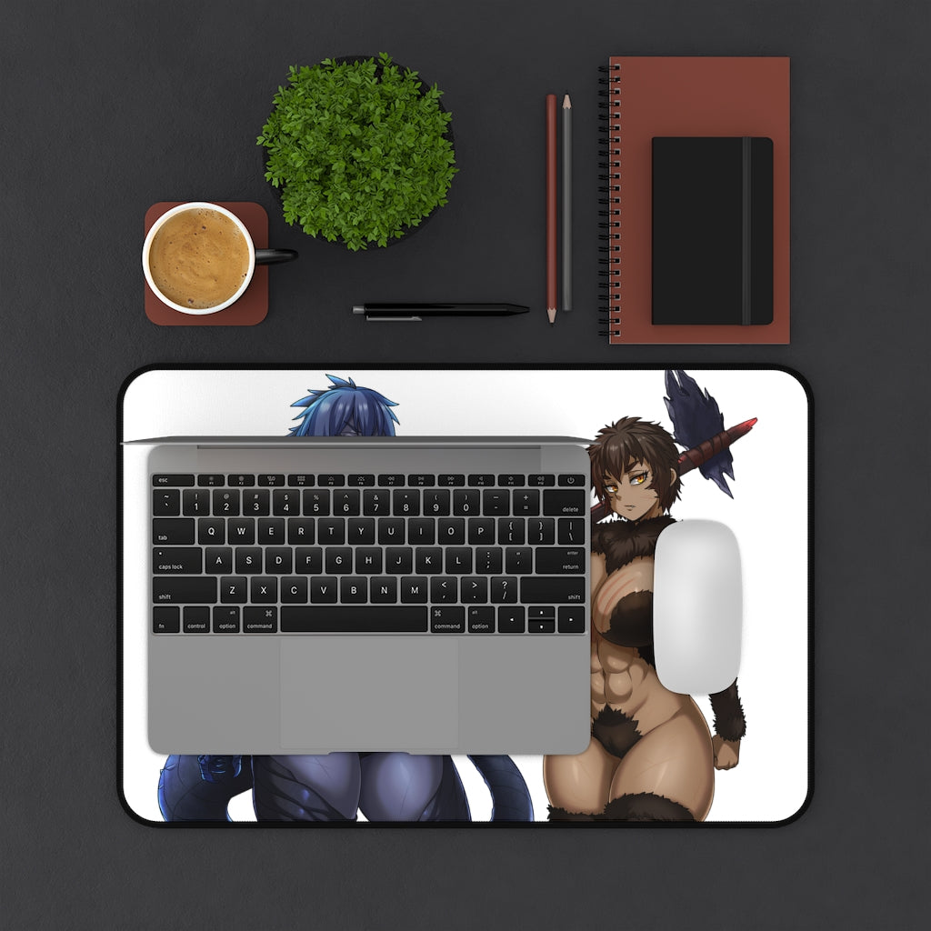 Godzilla Vs Kong Sexy Mousepad - Big Tits Anthro Monster XXL Desk Mat - Ecchi Desk Pad