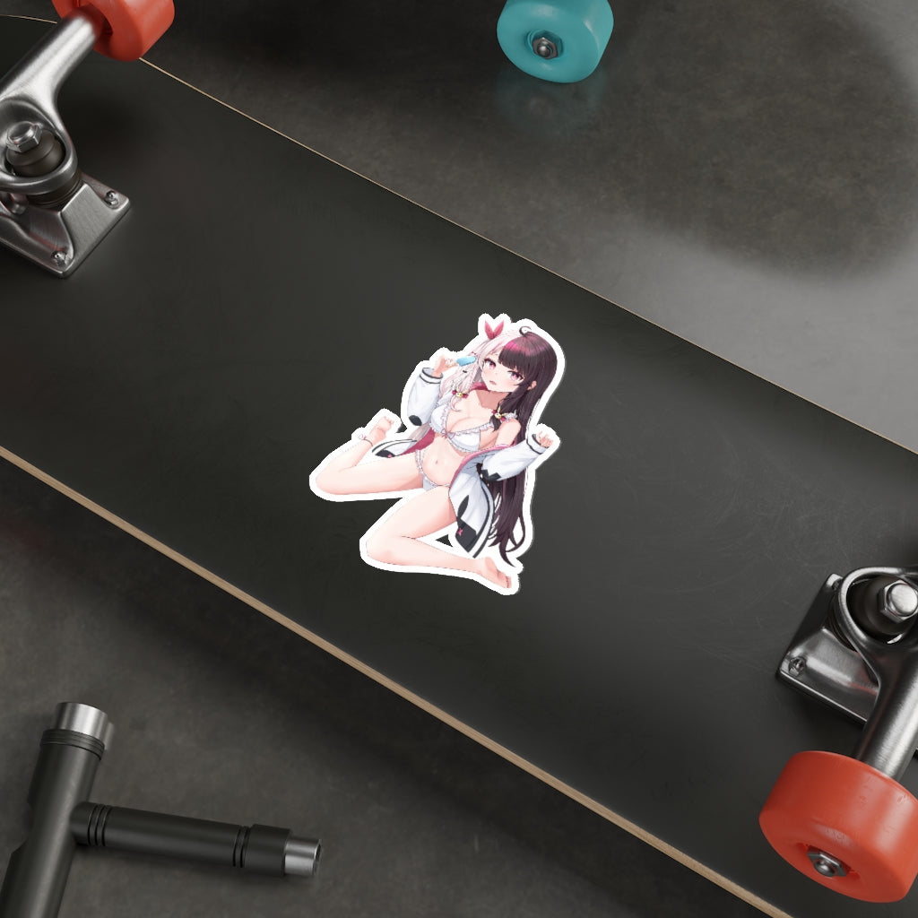 Nijisanji Sexy Vtuber Yorumi Rena Waterproof Sticker - Ecchi Vinyl Decal