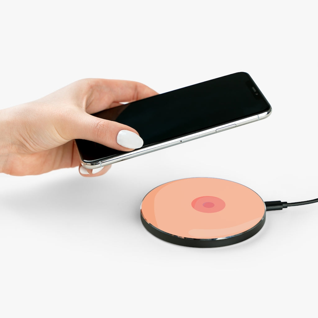 Nipple Boob Wireless Charger - Funny Tit Gift