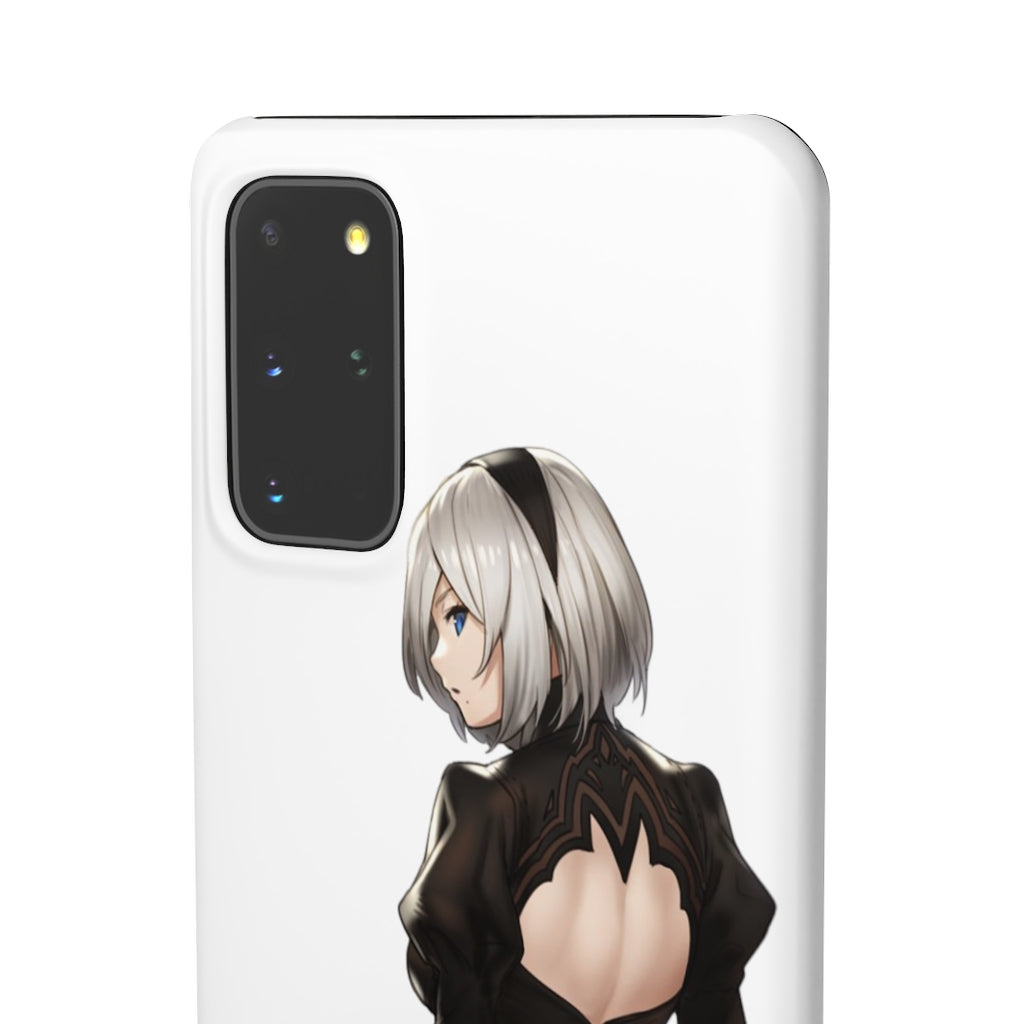 2B Anime Phone Case - Nier Automata Kawaii Aesthetic Snap Case