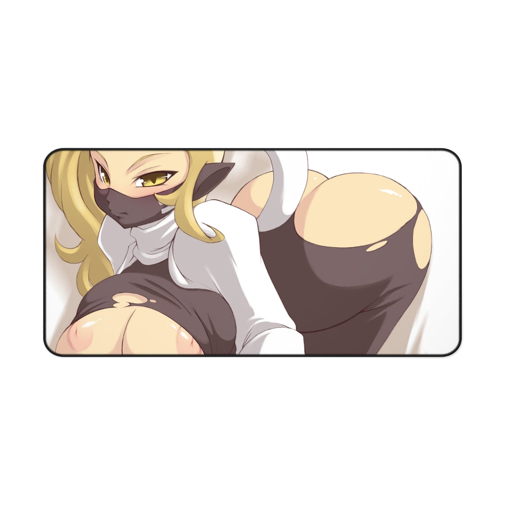 Thick Boobs and Butt Nekomata Shin Megami Tensei Desk Mat - Sexy Video Game Girl Mousepad - Gaming Playmat