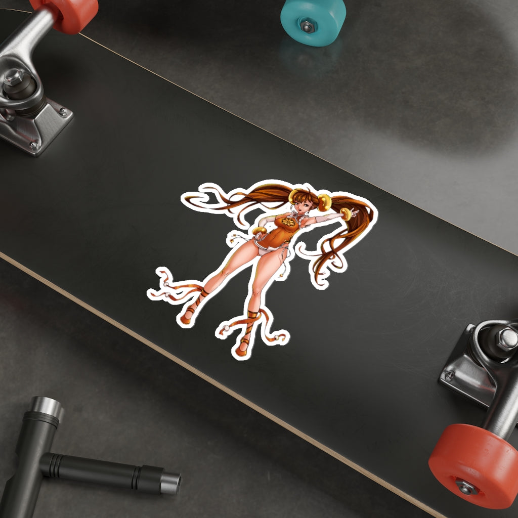 Tekken Sexy Waifu Ling Xiaoyu Waterproof Sticker - Ecchi Vinyl Decal