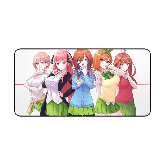 The Quintessential Quintuplets Anime Mousepad - Large Ecchi Desk Mat - School Girls Mouse Pad - MTG Playmat