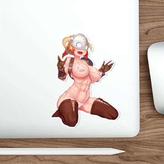 Sexy Bikini Female Dovahkiin Waterproof Sticker - Ecchi Vinyl Decal