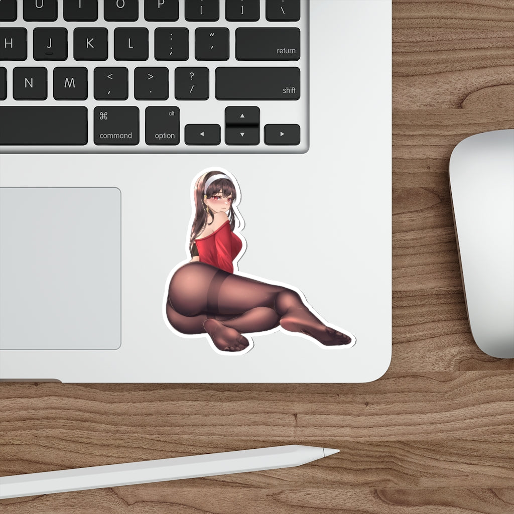 Yor Forger Sexy Pantyhose Spy X Family Waterproof Sticker - Ecchi Vinyl Decal