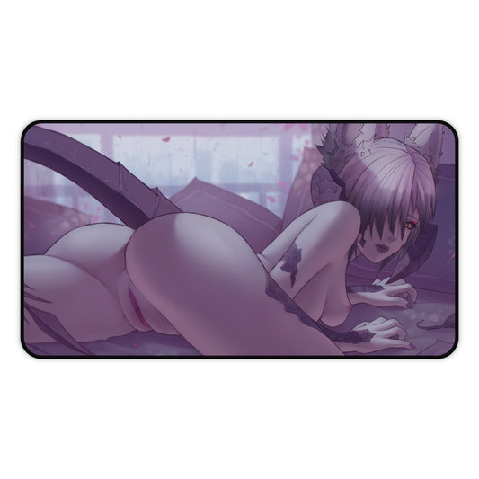 Avatar Nude Hentai Final Fantasy 14 Desk Mat - Lewd Mousepad - Gaming Girl Playmat