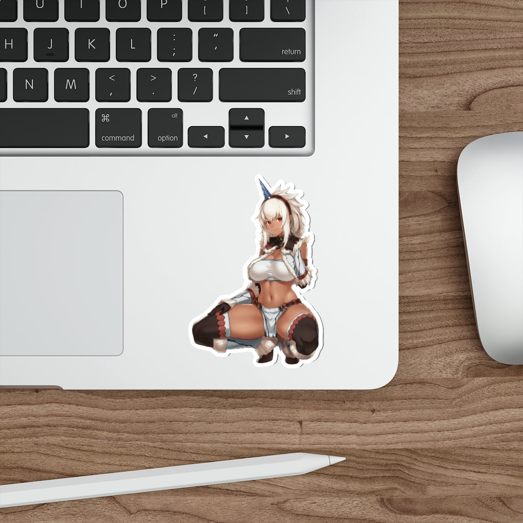 Sexy Anthro Kirin Waterproof Sticker - Monster Hunter Ecchi Vinyl Decal