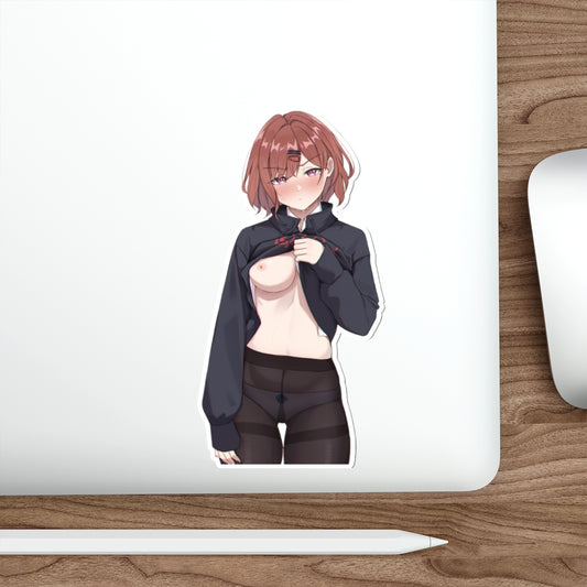 Madoka Idolmaster Boob Flash Waterproof Sticker - Ecchi Vinyl Decal