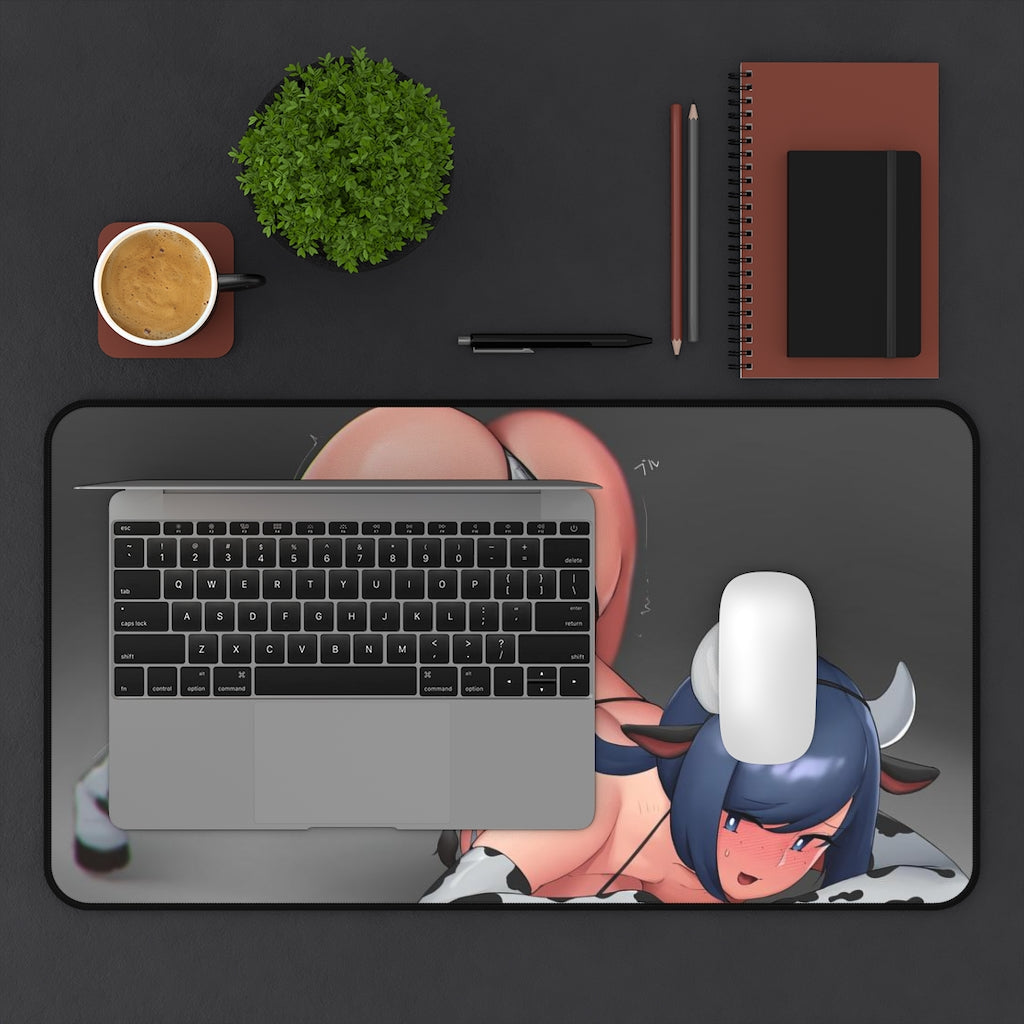 Pokemon Ecchi Mousepad - Cow Girl Lana - Large Desk Mat - Sexy Pokemon