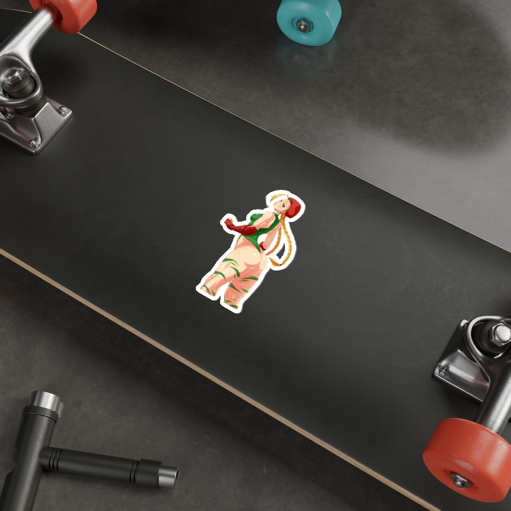 Thick Cammy Street Fighter Waterproof Sticker - Ecchi Vinyl Decal