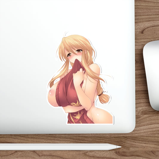 Final Fantasy Tactics Big Boobs Agrias Oaks Waterproof Sticker - Ecchi Vinyl Decal