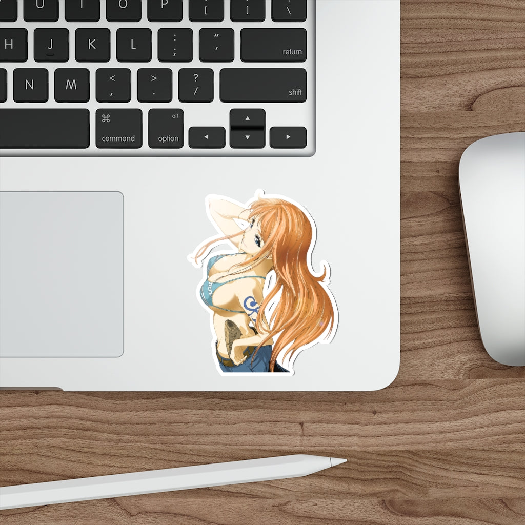 One Piece Anime Waterproof Sticker - Kawaii Nami Vinyl Car Decal