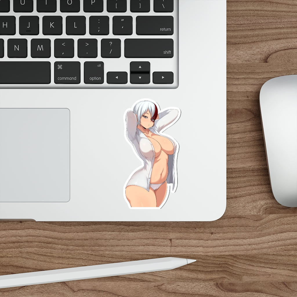 Todoroki Shoto Gender Swap My Hero Academia Waterproof Sticker - Ecchi Vinyl Decal