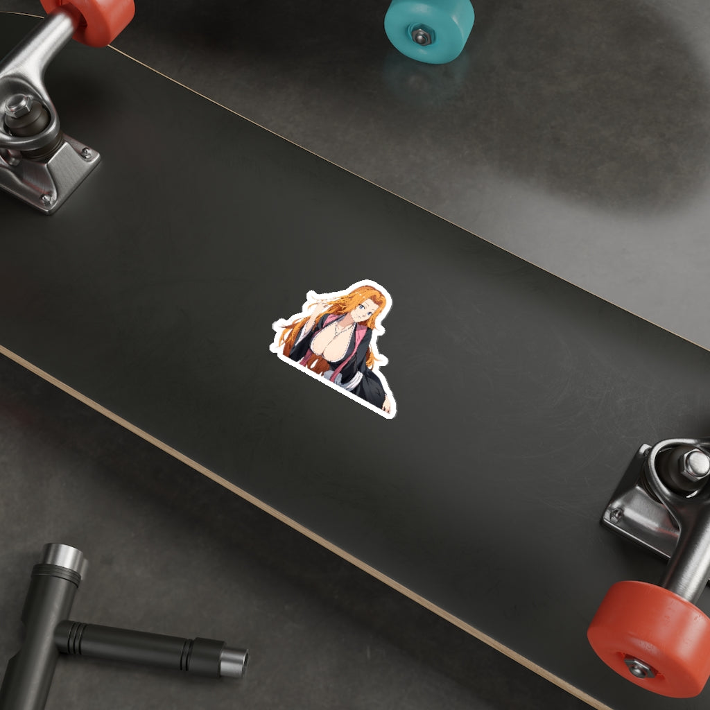 Busty Matsumoto Rangiku Bleach Waterproof Sticker - Ecchi Vinyl Decal