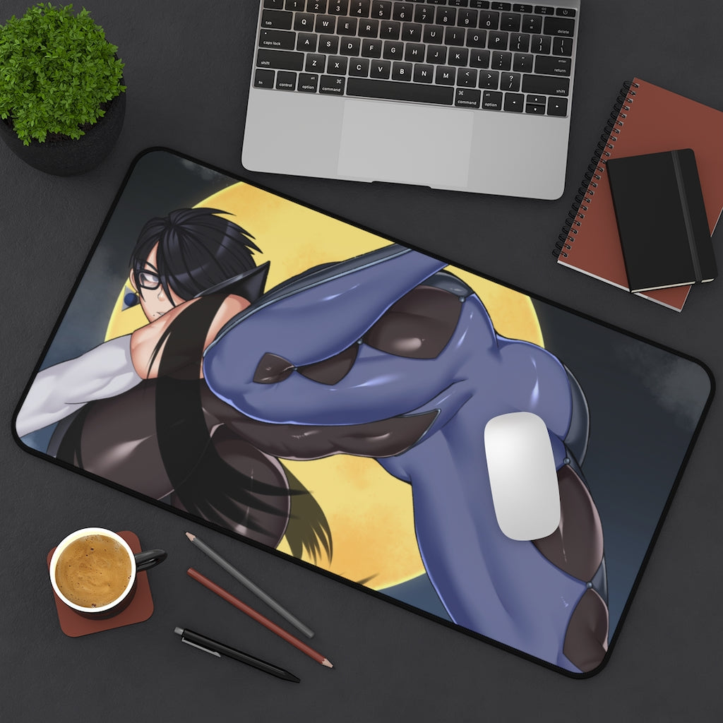 Bayonetta Big Butt Desk Mat - Lewd Mousepad - Gaming Girl Playmat