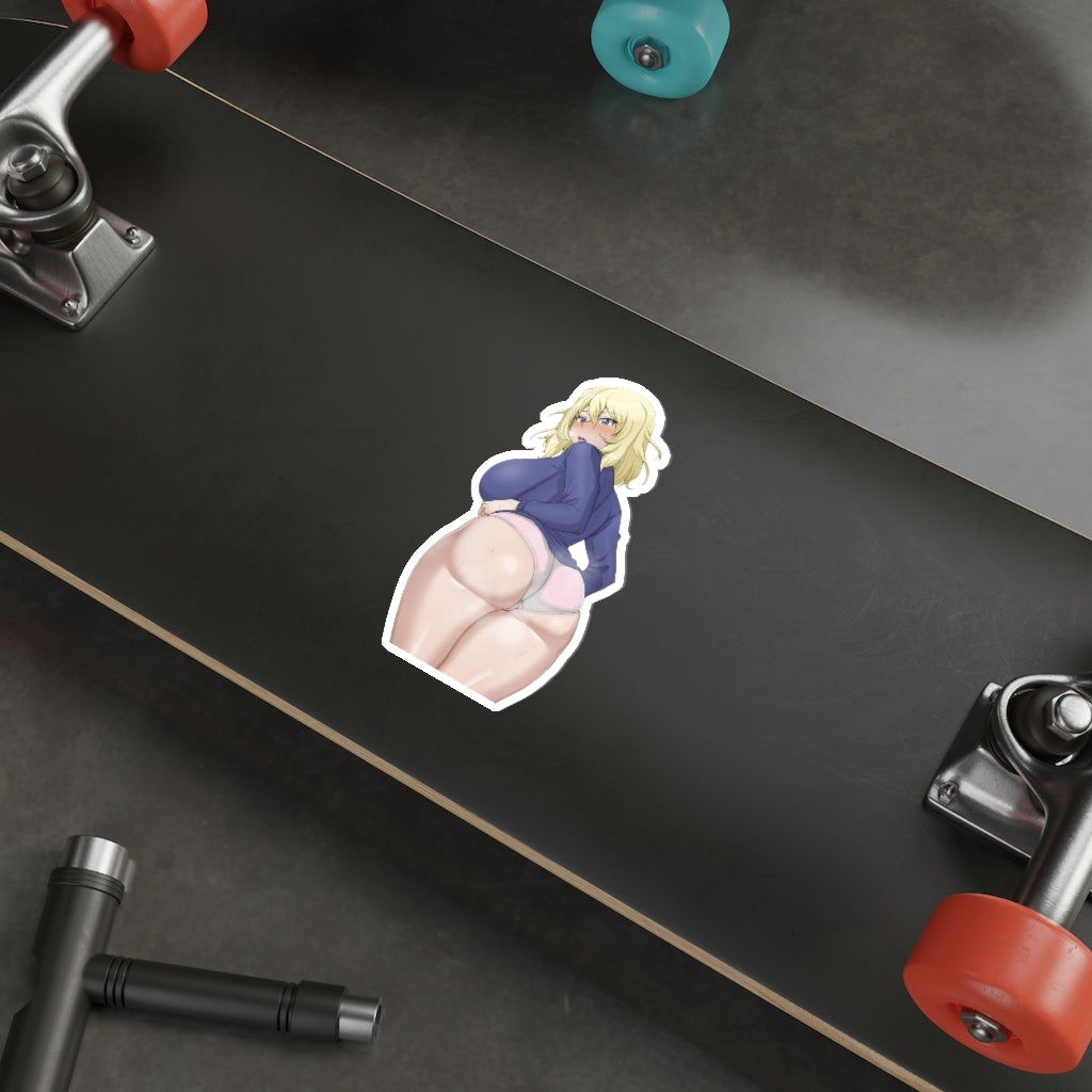 Big Butt Oshida Girls Und Panzer Waterproof Sticker - Ecchi Vinyl Decal