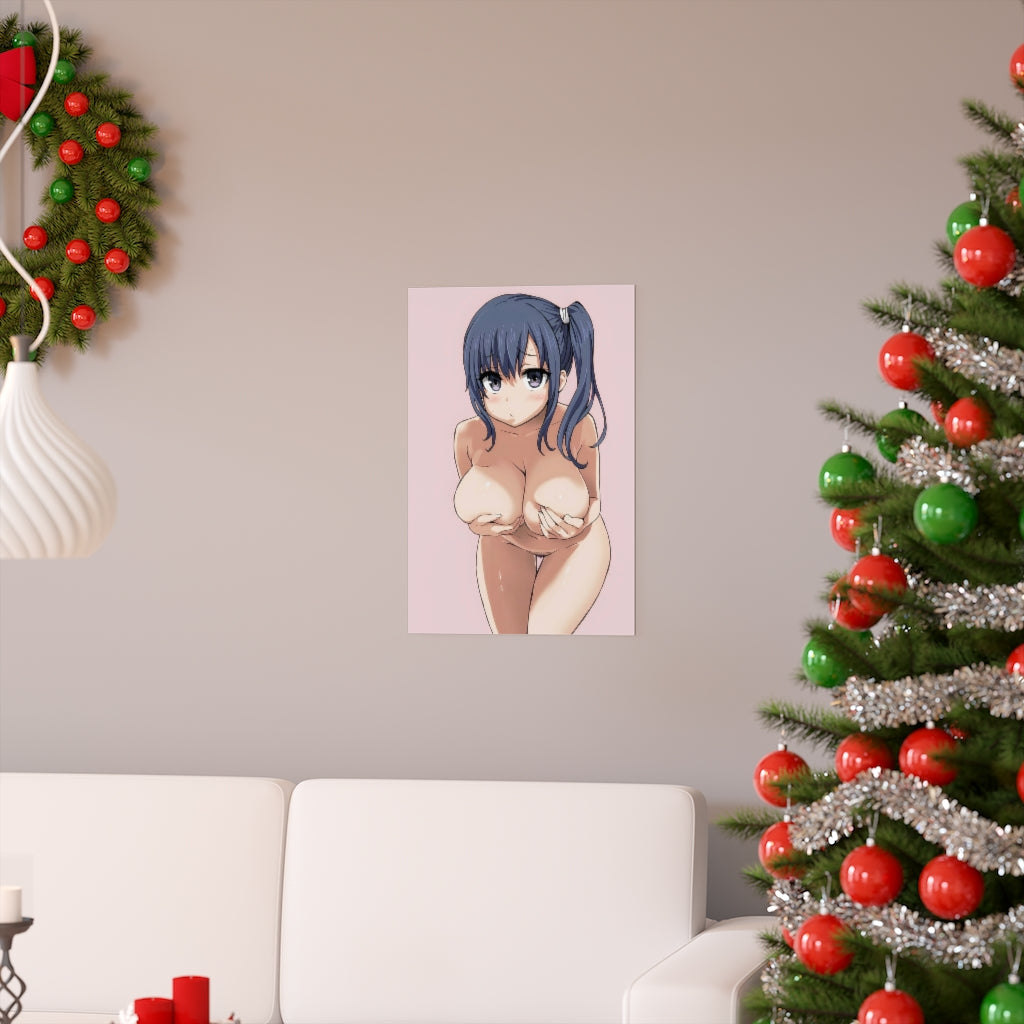 Affiche Ecchi de Imai Midori Shirobako nue - Affiche verticale mate de qualité supérieure obscène - Art mural pour adultes