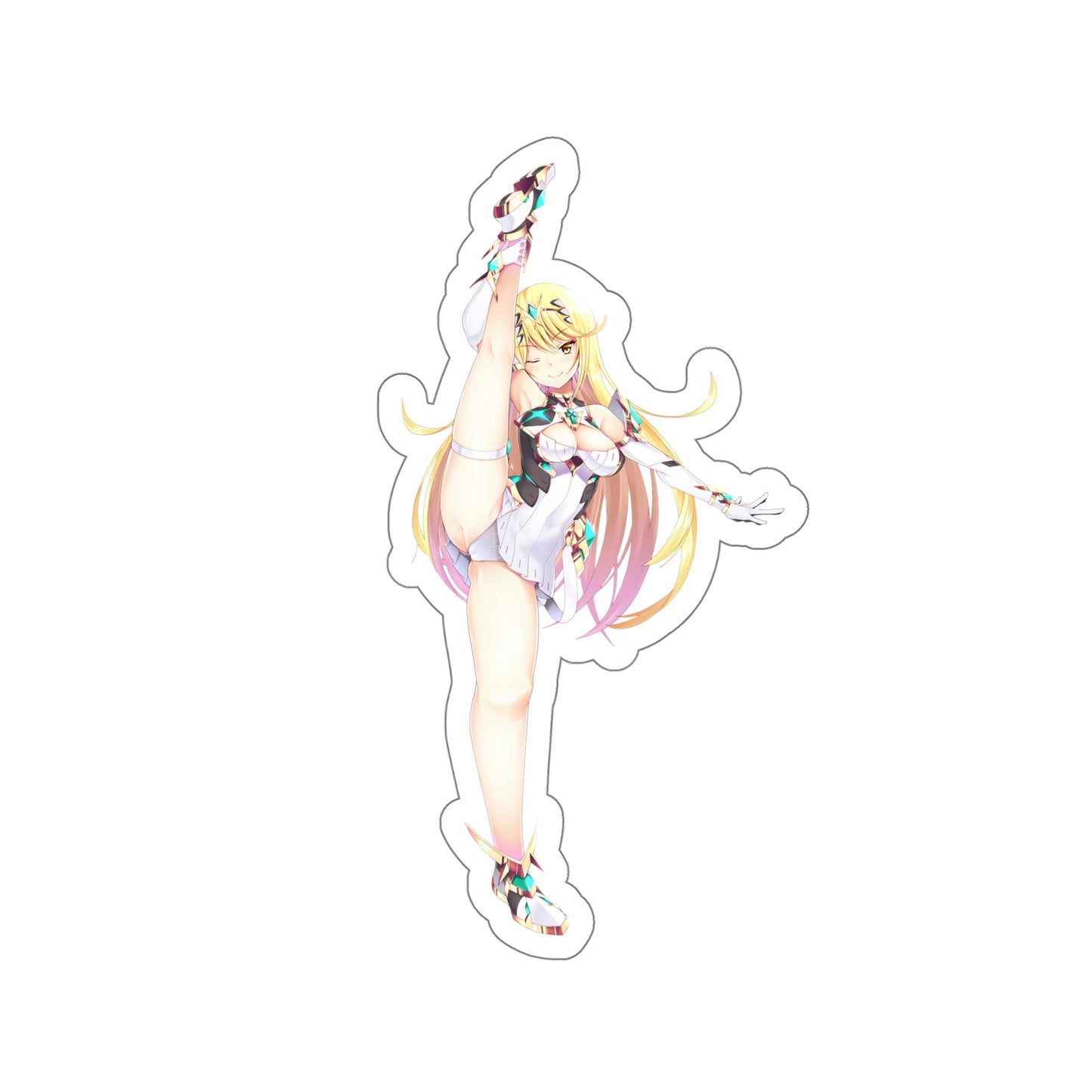 Xenoblade Mythra Split Waterproof Sticker - Ecchi Vinyl Decal