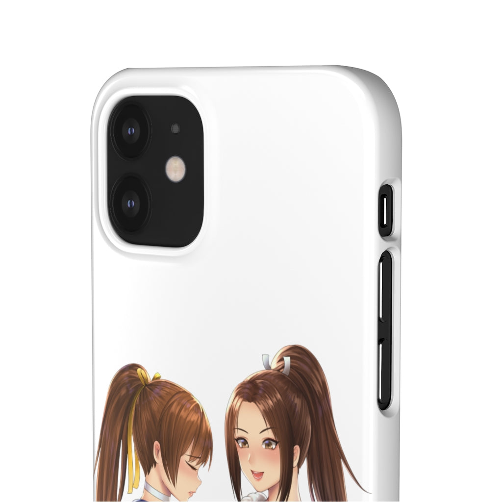 Oppai Anime Phone Case - Kawaii Aesthetic Snap Case - iPhone 13