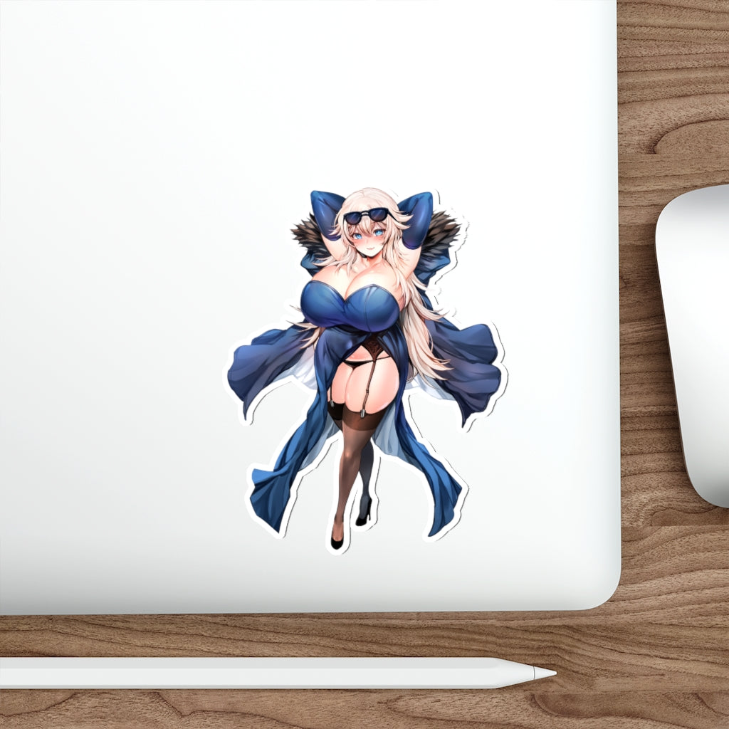 Elsword Thick Boobs Garter Belt Elesis Waterproof Sticker - Ecchi Vinyl Decal