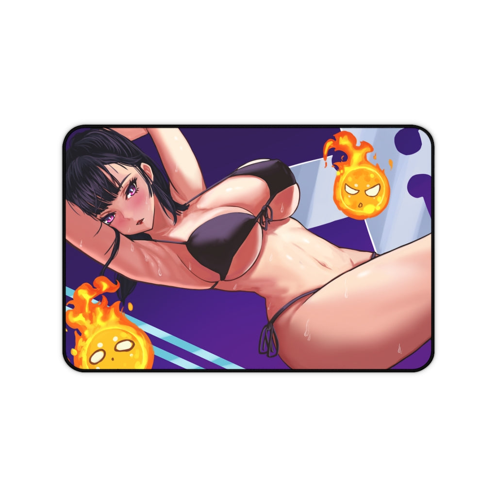 Fire Force Maki Oze Hot Bikini Gaming Desk Mat - Anime Mousepad - Sexy Girl Playmat