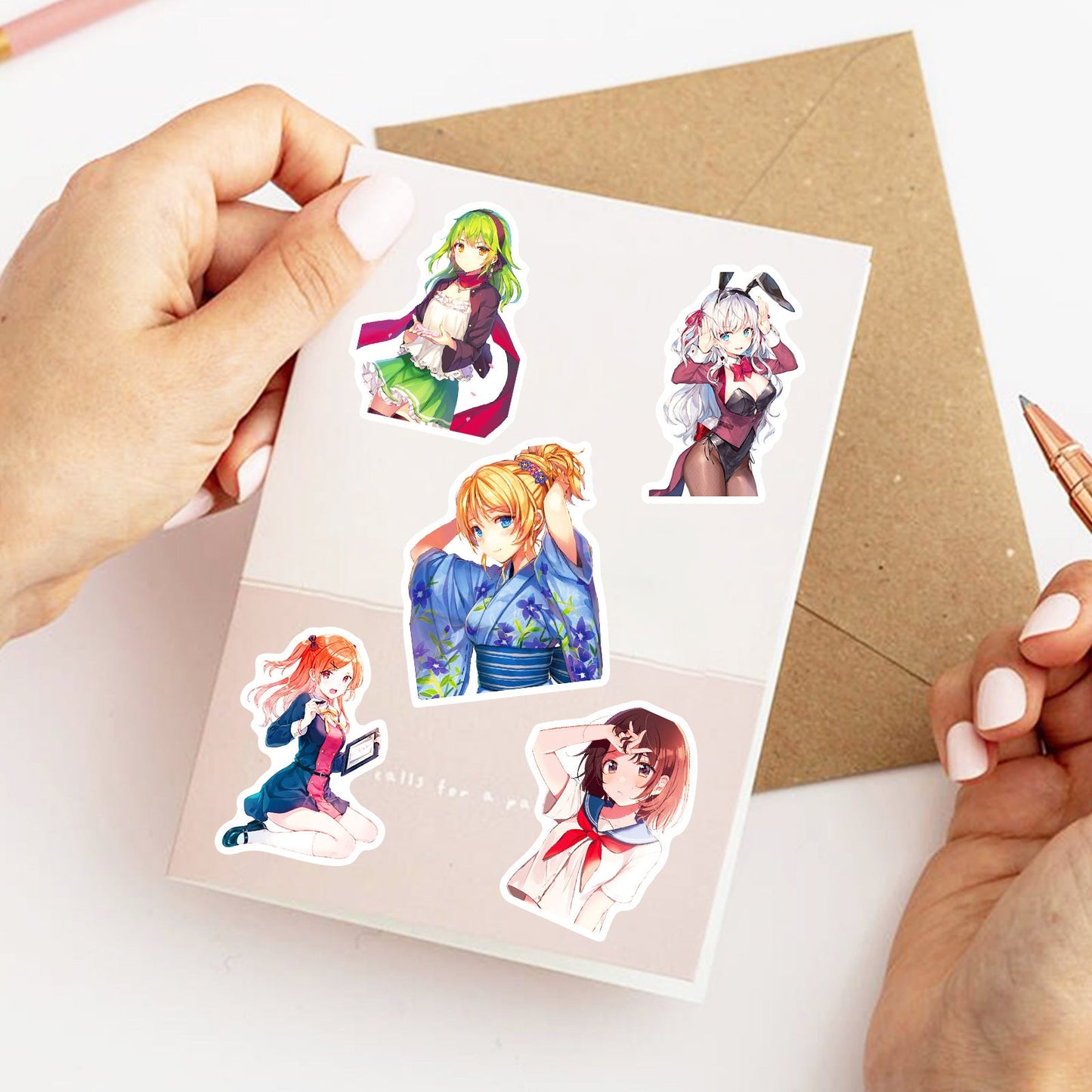 200 pcs Lewd Anime stickers | 200Pcs - Anime hot Stickers | Anime kawai Stickers | for Laptop ,Mobile, Luggage ,Car Sticker.