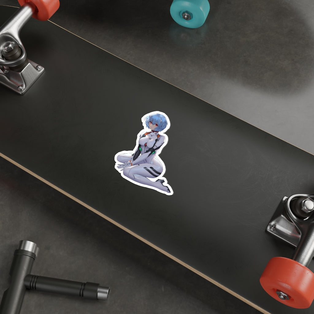 Neon Genesis Evangelion Waterproof Sticker - Ecchi Anime Vinyl Decal - Ayanami Rei Bodysuit