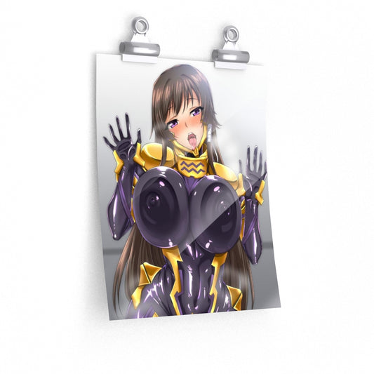 Takamura Yui Muvluv Boobs Press Poster - Lewd Premium Matte Vertical Poster - Adult Wall Art