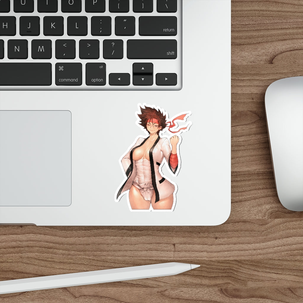 Sexy Female Sanosuke Rurouni Kenshin Waterproof Sticker - Ecchi Vinyl Decal