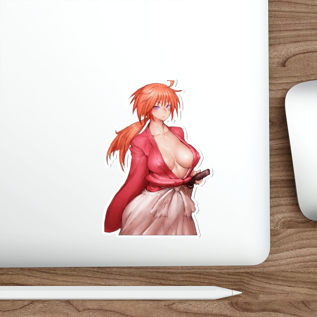 Sexy Female Kenshin Himura Waterproof Sticker - Ecchi Vinyl Decal