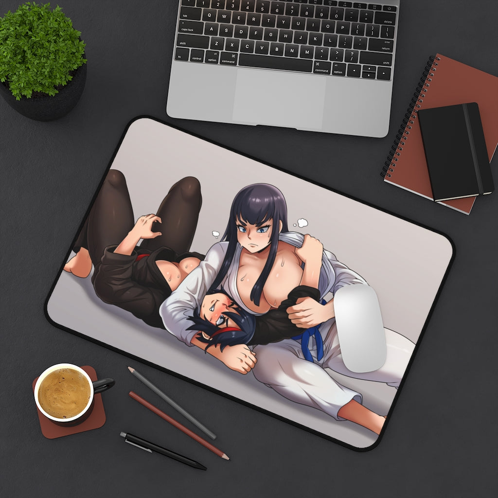 Kill La Kill Sexy Mousepad - Karate Big Tits Large XXL Desk Mat - Ecchi Anime Desk Pad