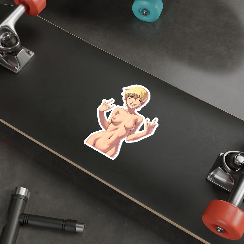 Kotetsu Kiyone Bleach Nude Waterproof Sticker - Ecchi Vinyl Decal