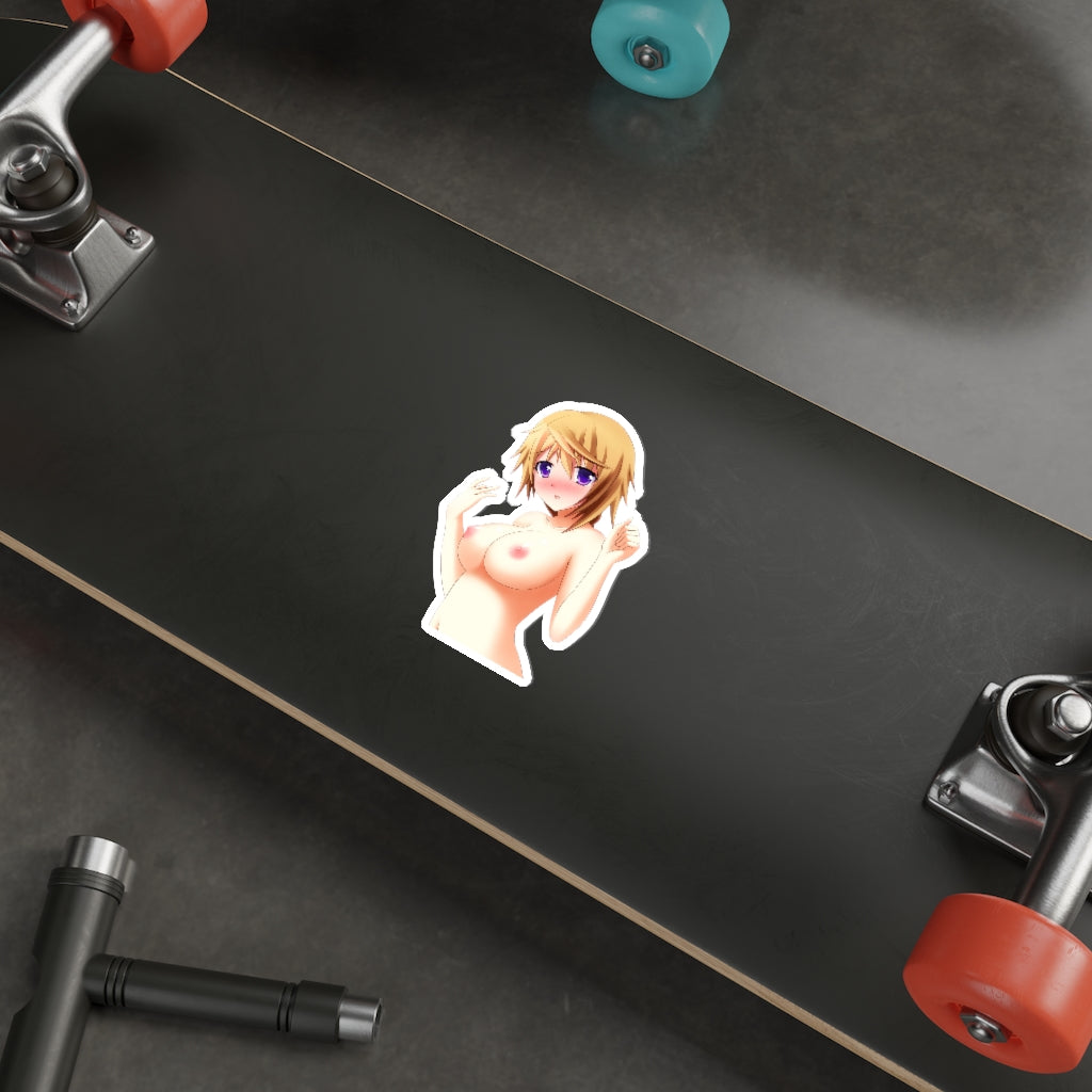 Charlotte Dunois Nude Tits Infinite Stratos Waterproof Sticker - Ecchi Vinyl Decal