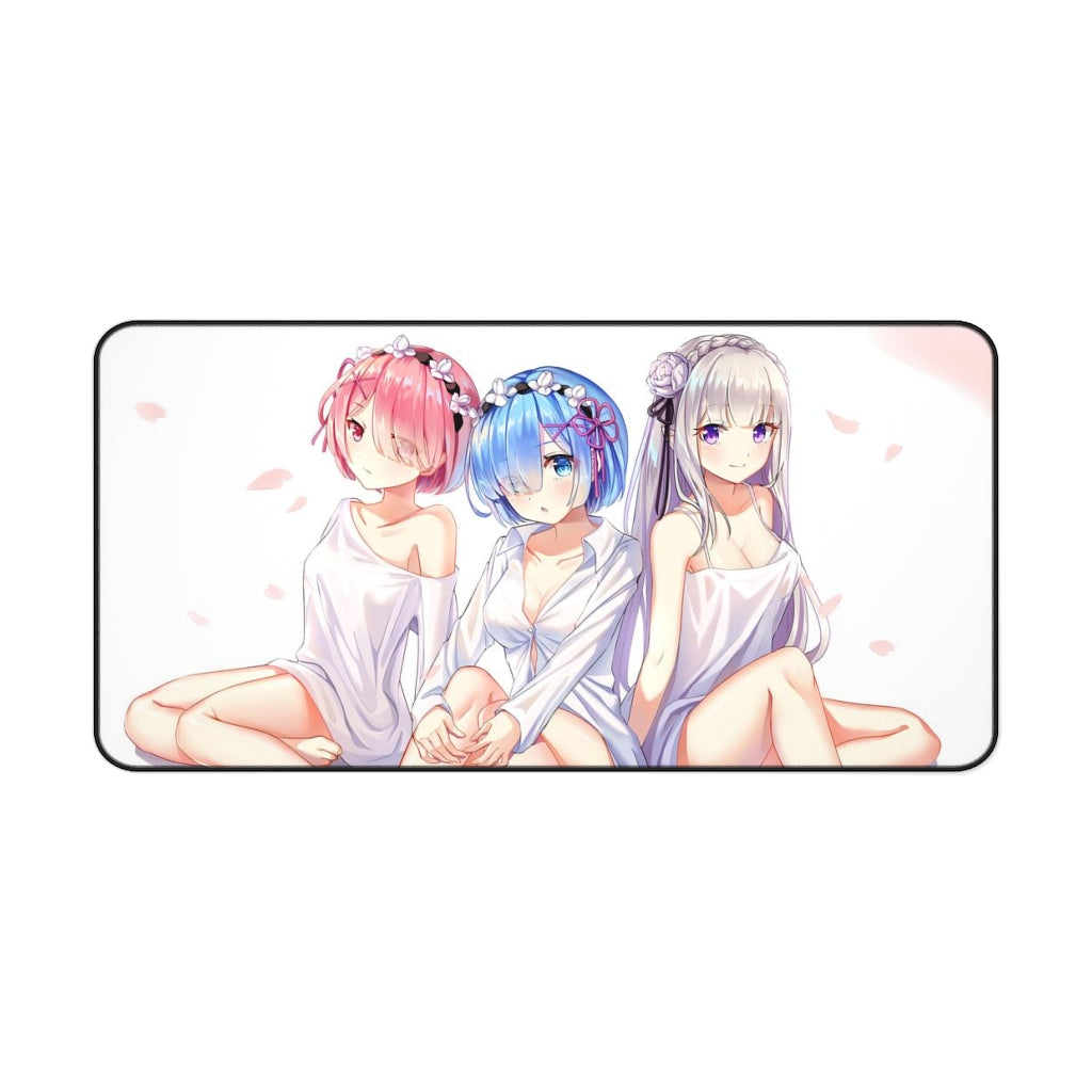 Re Zero Sexy Mousepad - Sexy Waifus Desk Mat - Ecchi Playmat