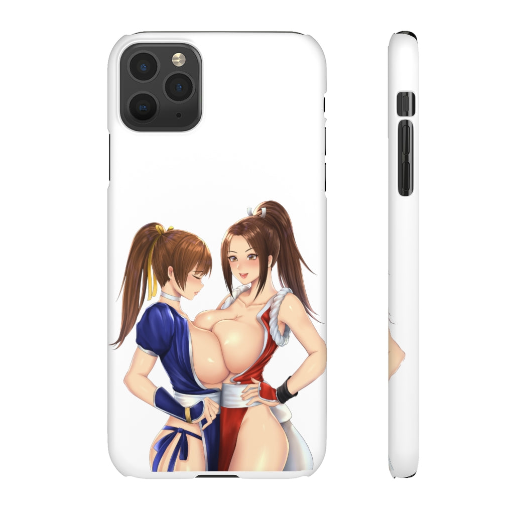 Oppai Anime Phone Case - Kawaii Aesthetic Snap Case - iPhone 13