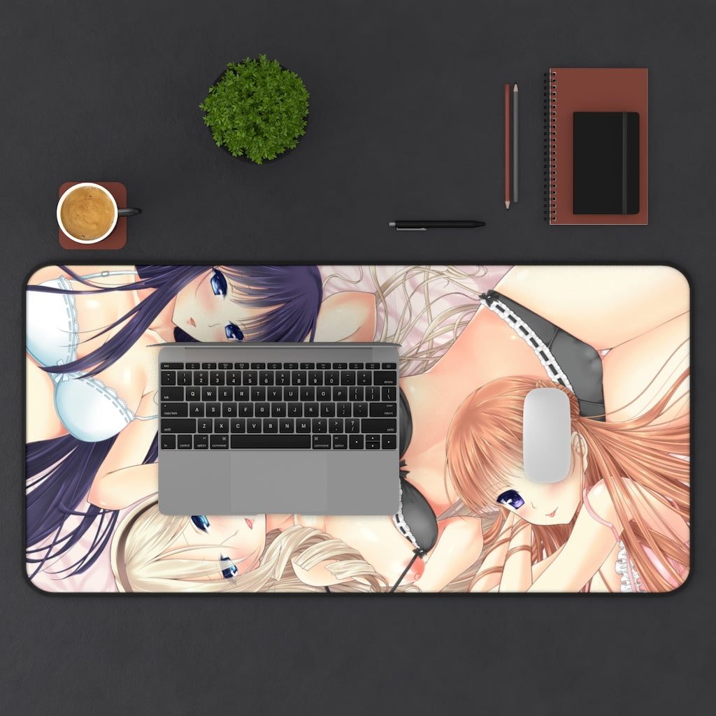 Walkure Romanze Lingerie Waifus Desk Mat- Sexy Anime Girls Mousepad - Gaming Playmat