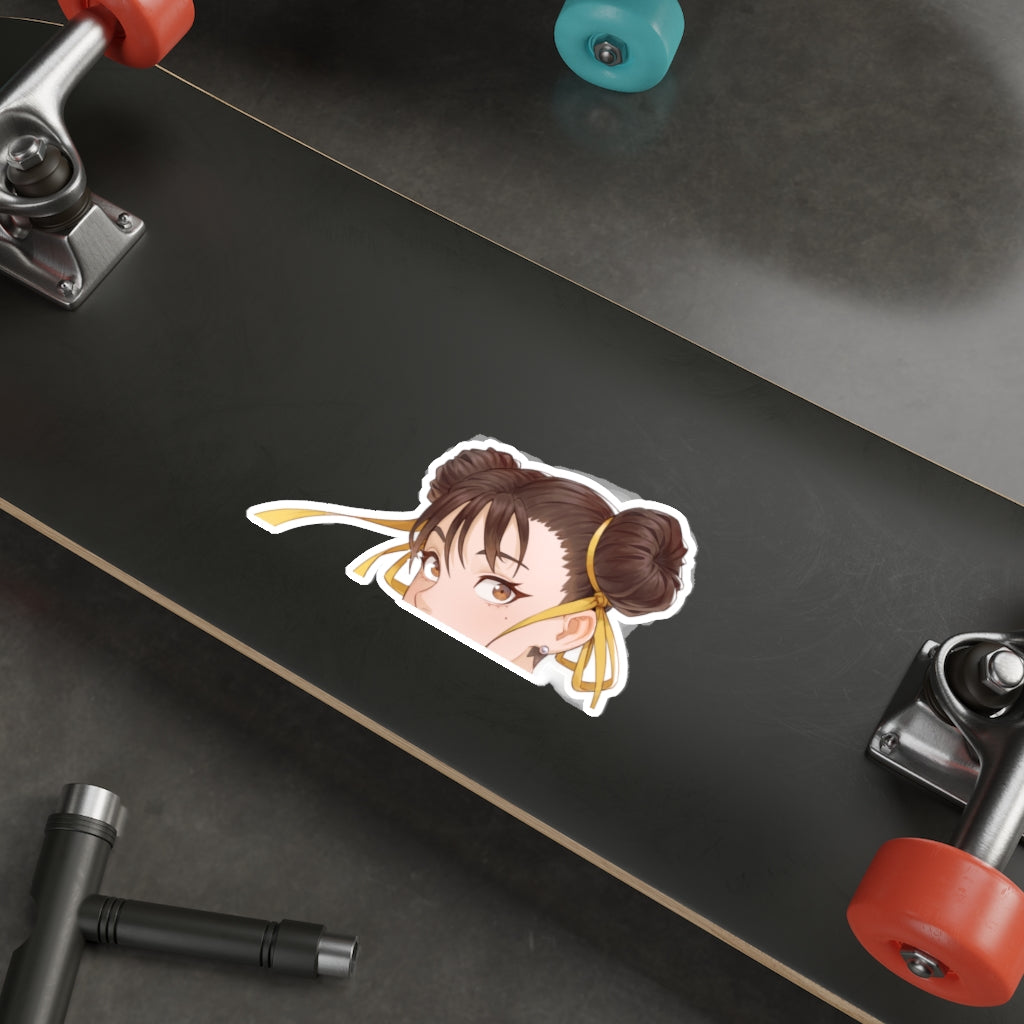 Chun Li Peeker Sticker - Anime Peeker Car Decal