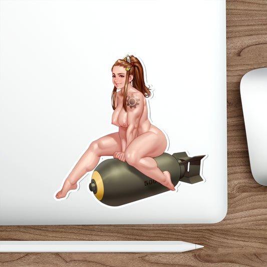 Overwatch Nude Brigitte Waterproof Sticker Decal